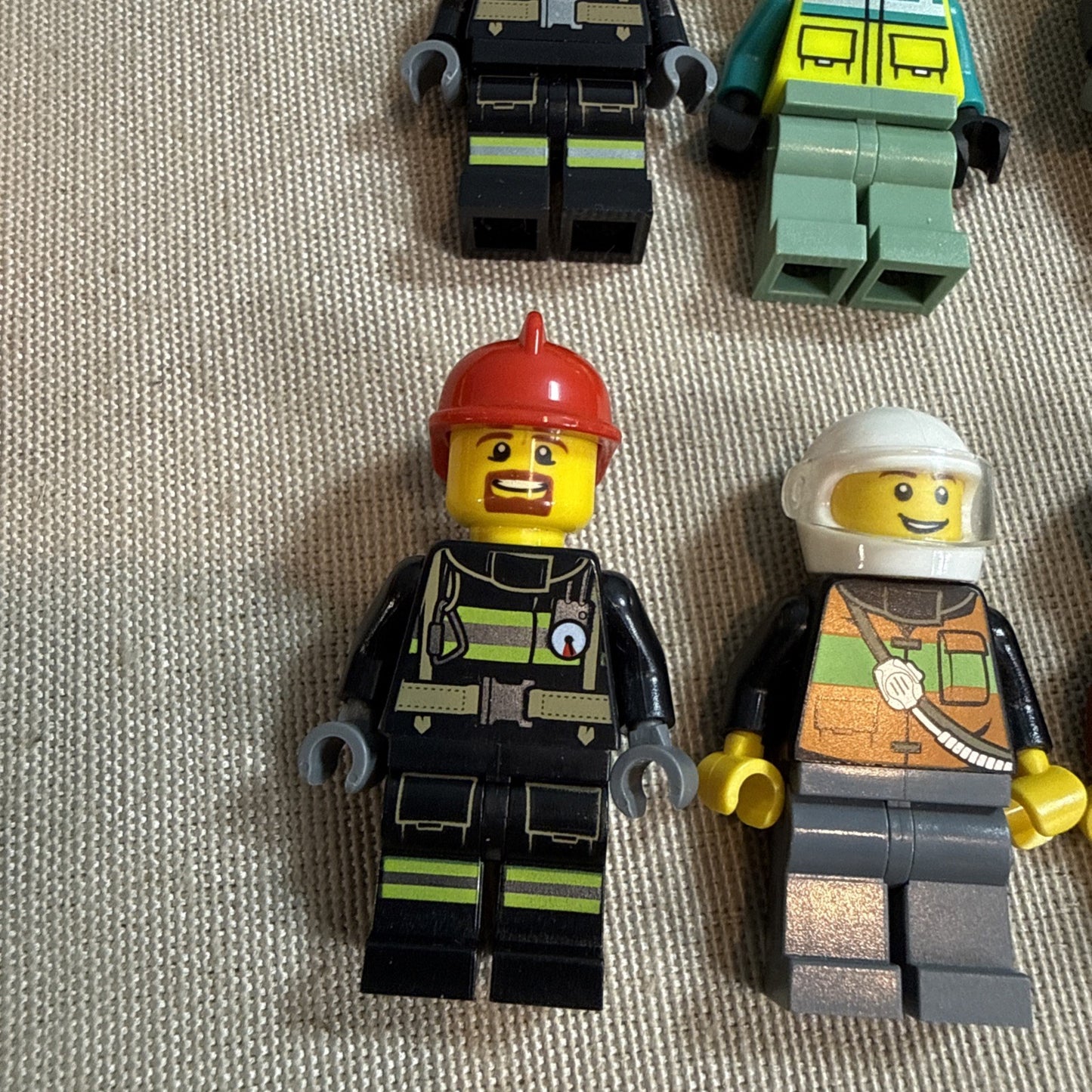 LEGO Fire Rescue Lot of Minifigures Firefighters Vehicles Accessories Parts
