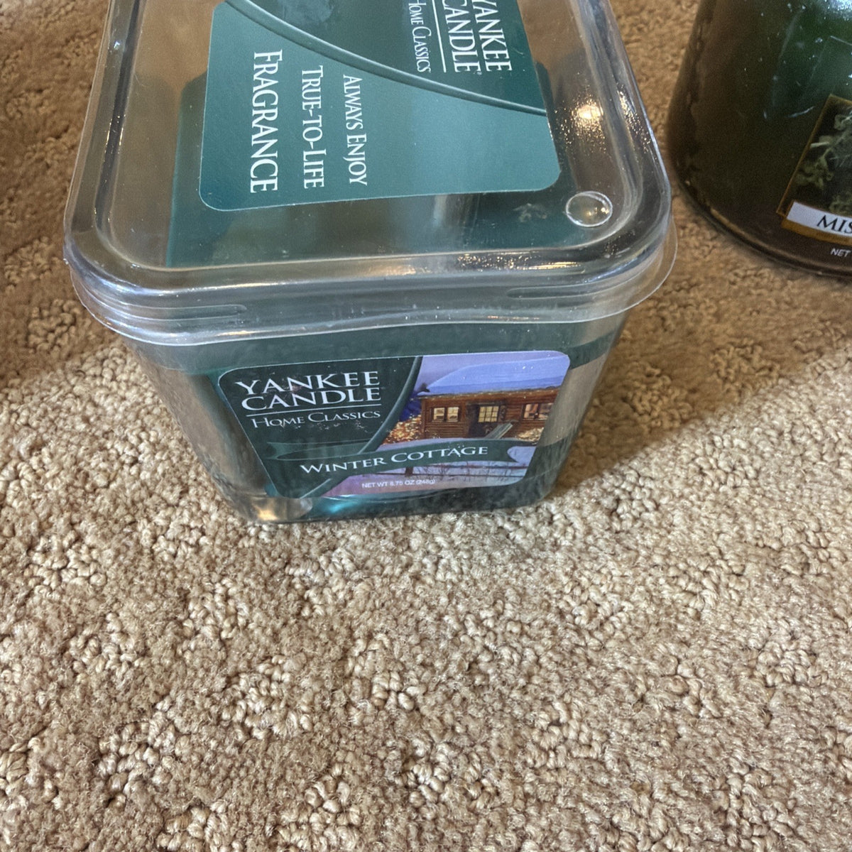 Yankee Candle Holiday Lot Mistletoe Winter Cottage Wax Warmer Tea Lights NIB