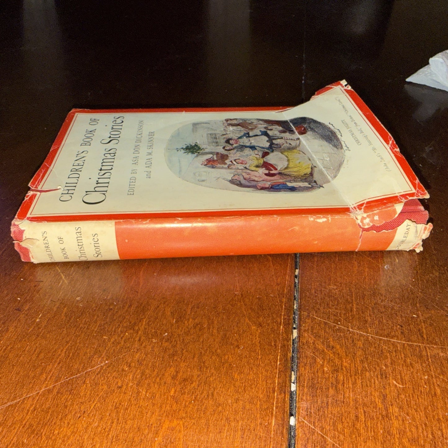 Vintage Children's Book Of Christmas Stories Asa Dickinson 1950 Hardcover