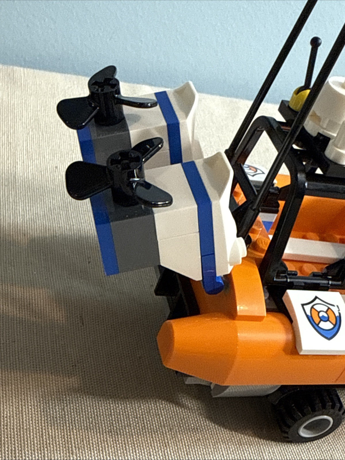LEGO City Coast Guard 4x4 Response Unit 60165 Complete Truck Boat 3 Figs Octopus