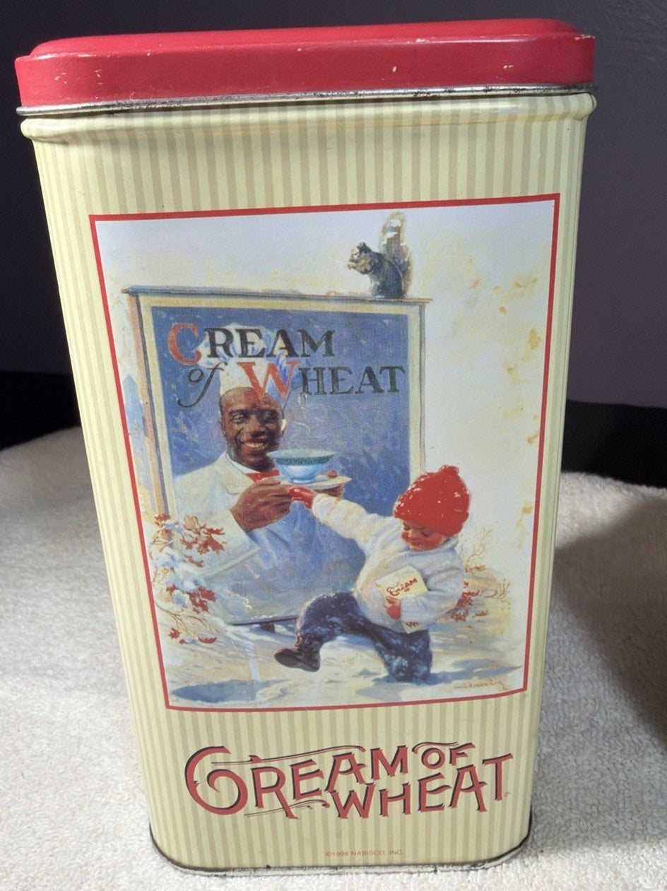 Nabisco Cream of Wheat Tin 1998 Empty Advertising Collectible Can