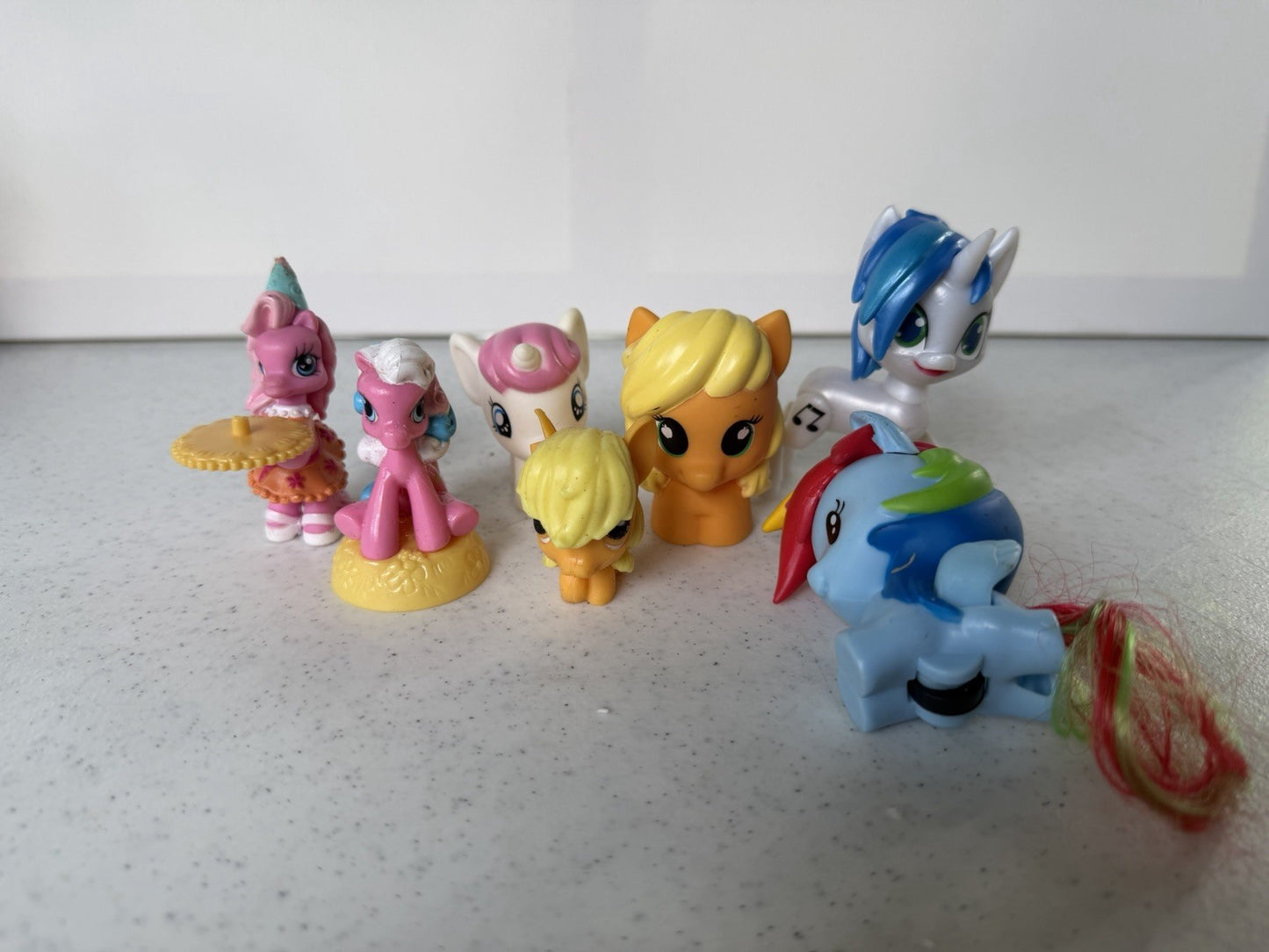My Little Pony G4 Mini Figure Lot DJ Pon 3 Rainbow Dash Applejack Mixed