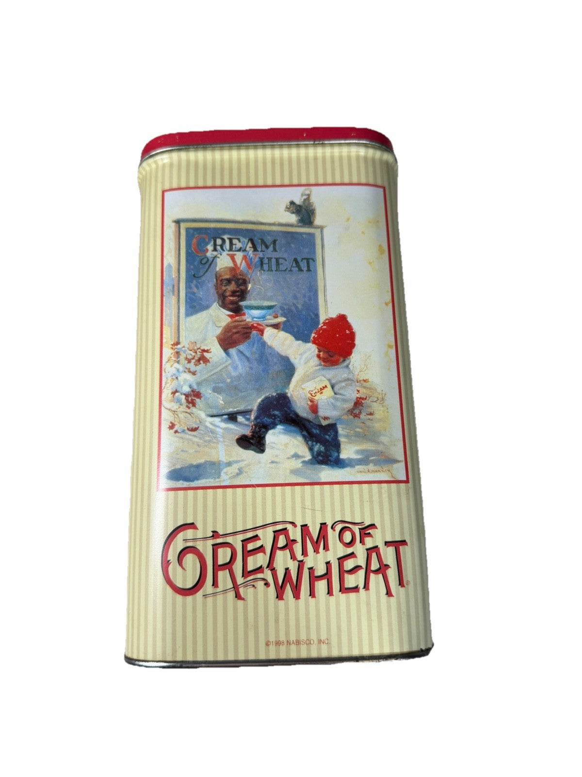 Nabisco Cream of Wheat Tin 1998 Empty Advertising Collectible Can