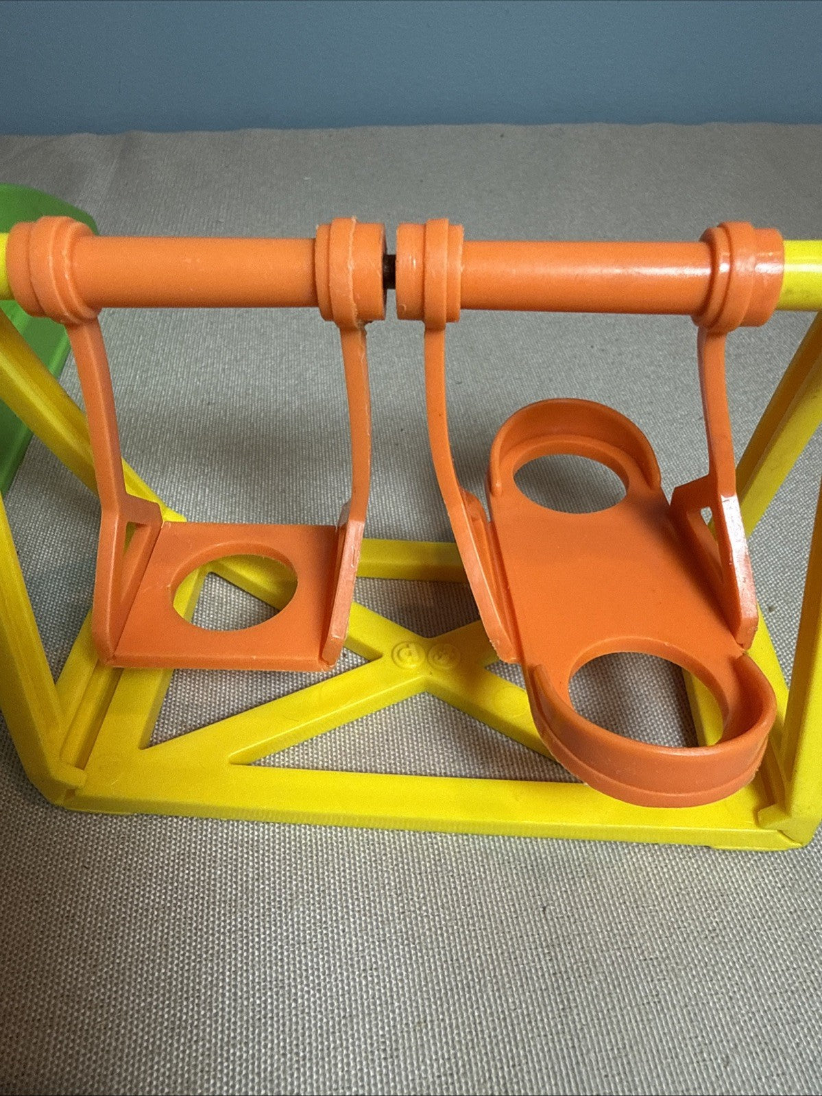 Vintage Fisher Price Little People Playground with RARE Blue Cube #2525 COMPLETE