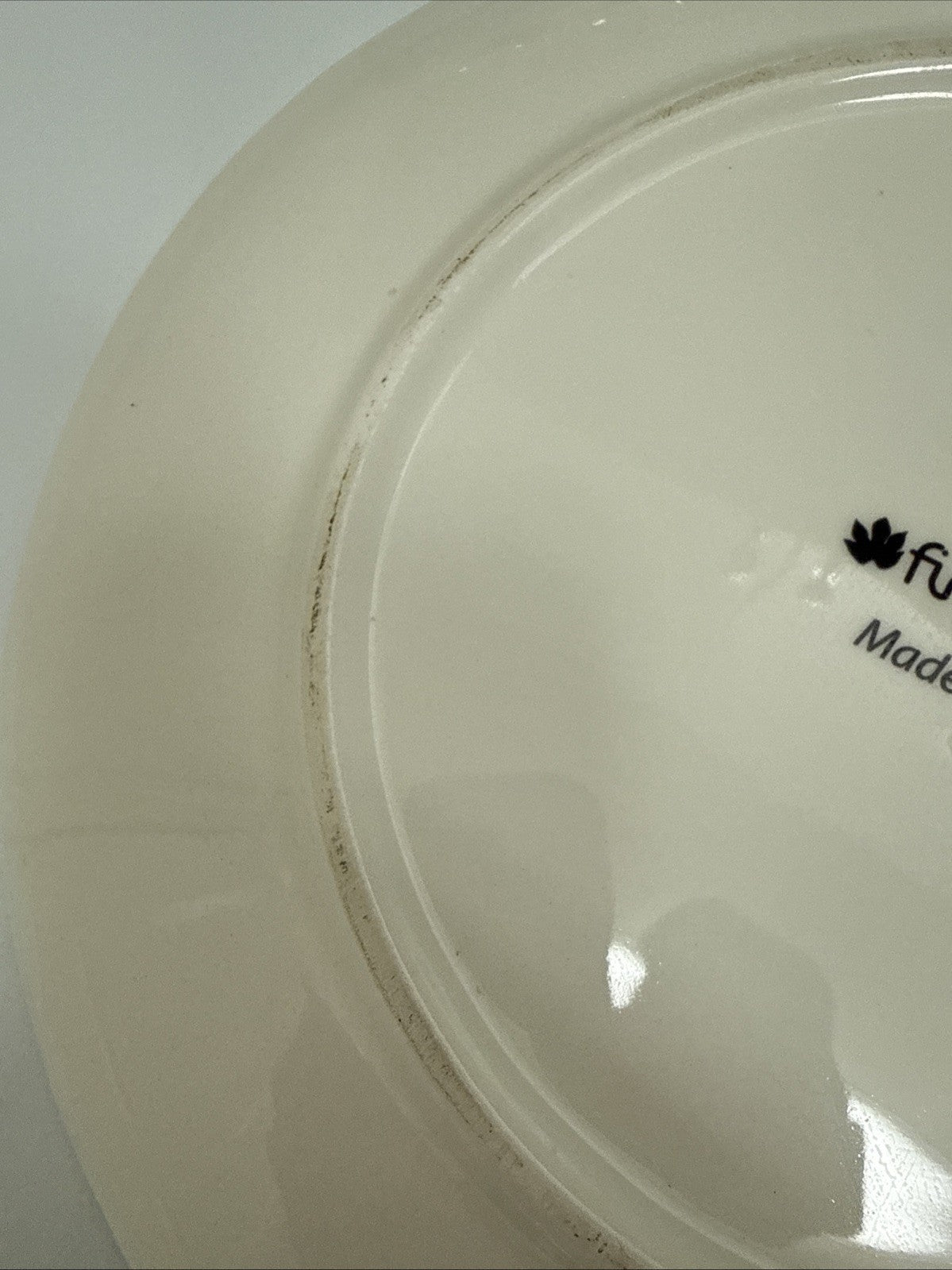 Vintage Effetti d'Arte Flea Market 11in Dinner Plate Italian Ceramic Italy