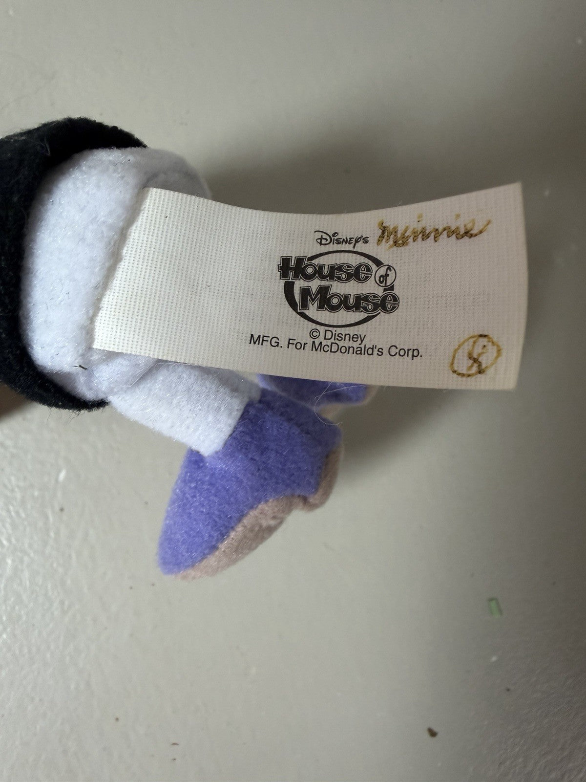 Disney Minnie Mouse Lot Hallmark Itty Bittys Baby Plush & 2001 House of Mouse