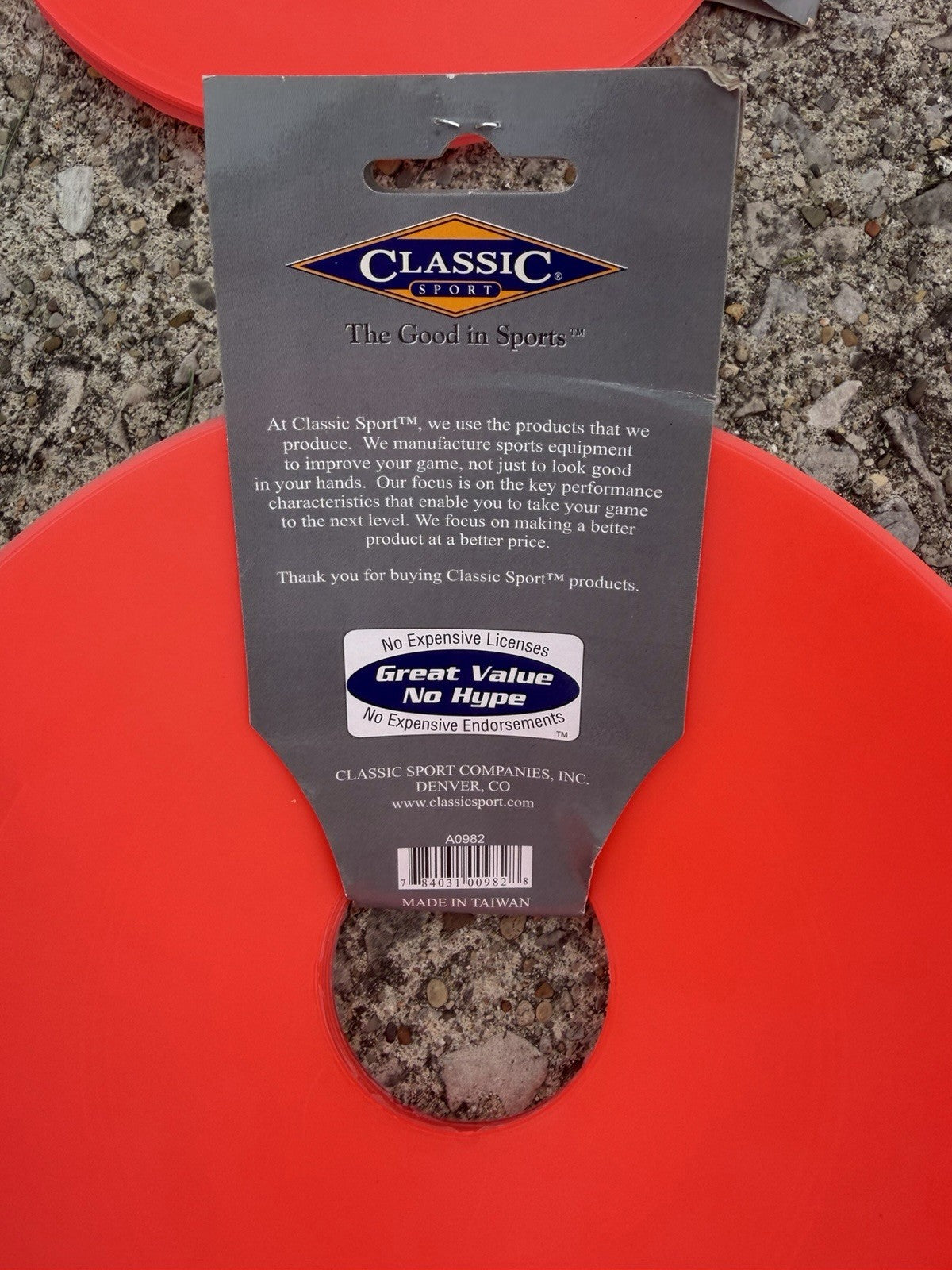 Classic Sport 2 Orange Disc Cones Lot 24 Soccer Agility Training Marker Sets NEW