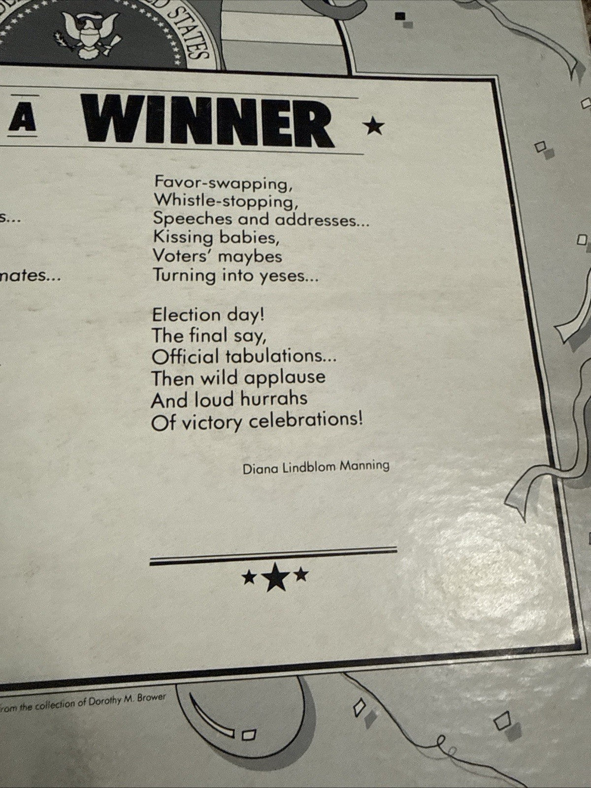 Vintage 1984 Springbok Pick A Winner Presidential Campaign 500 Pc Puzzle Used
