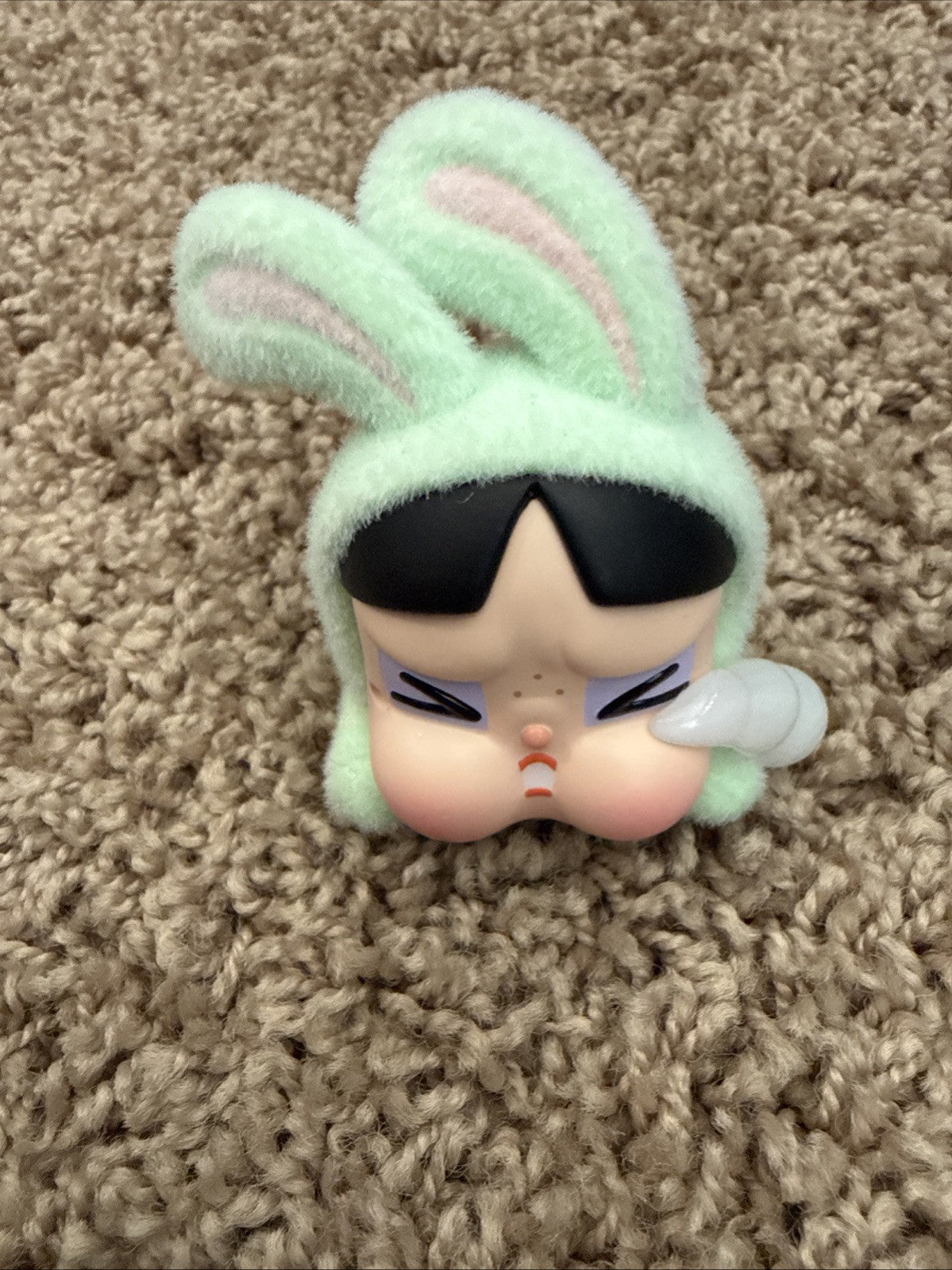 Crybaby Powerpuff Girls Bunny Series Buttercup Figure Used Clean
