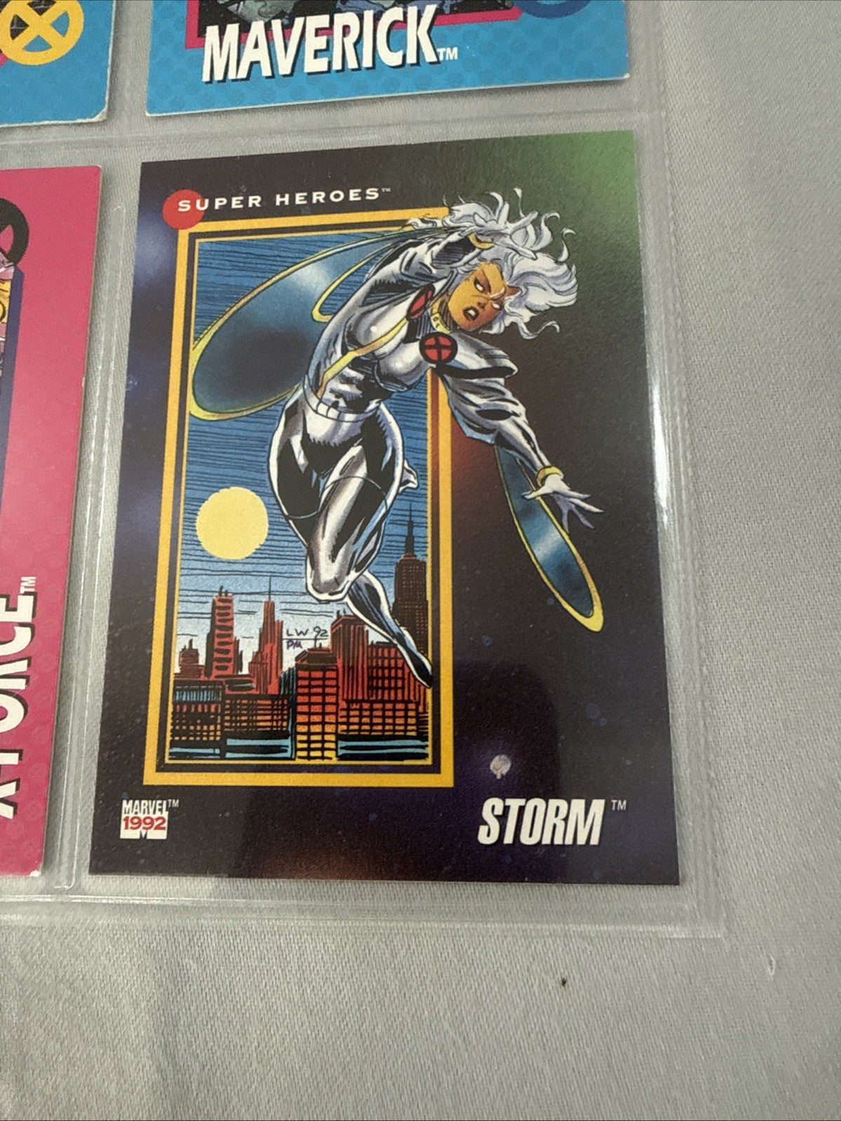 1992 Marvel Joe Jusko Masterpieces X Men Cerebro Scan 17 Card Art Lot
