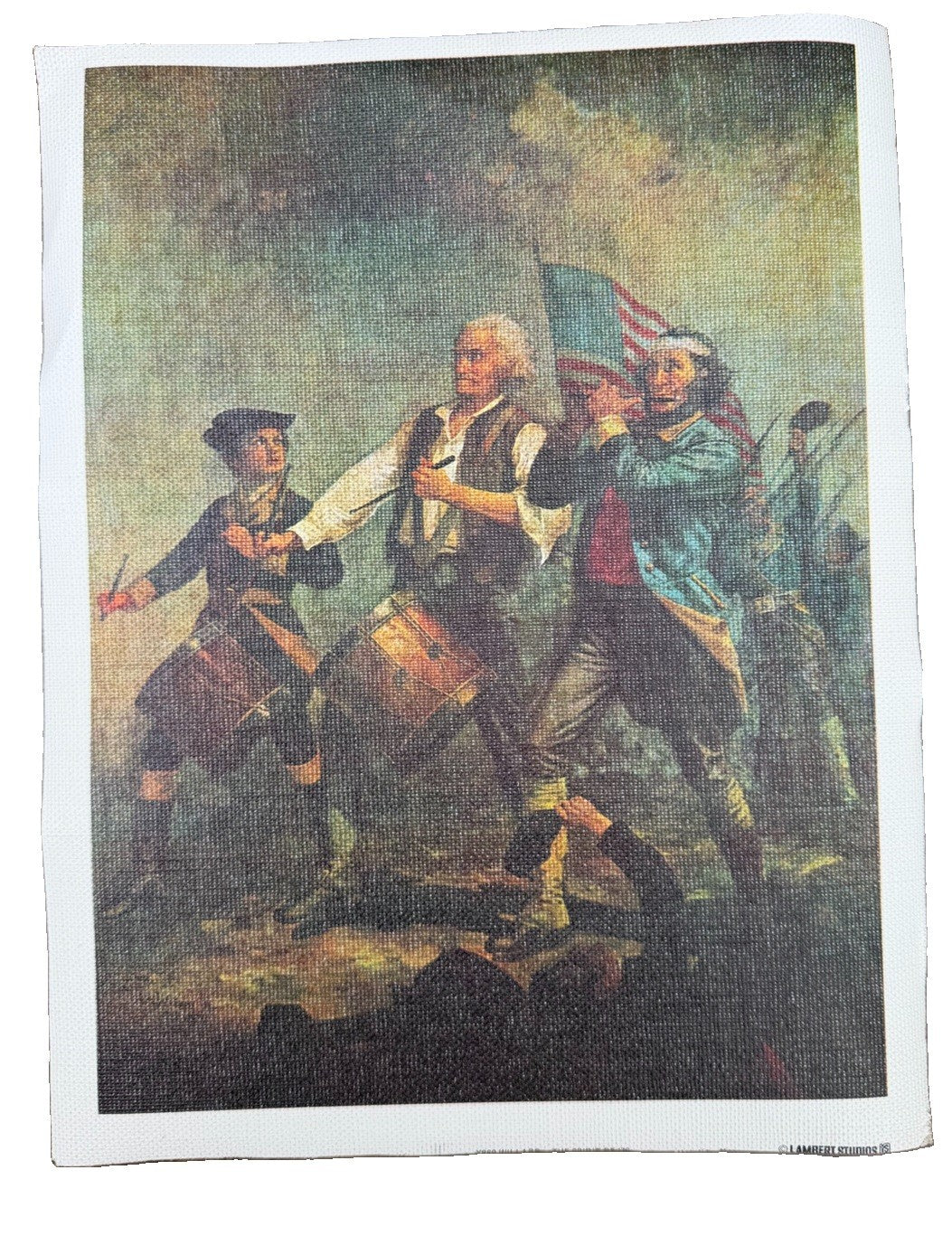 Vintage The Spirit of 76 Canvas Print Archibald Willard Lambert Studios 9x12