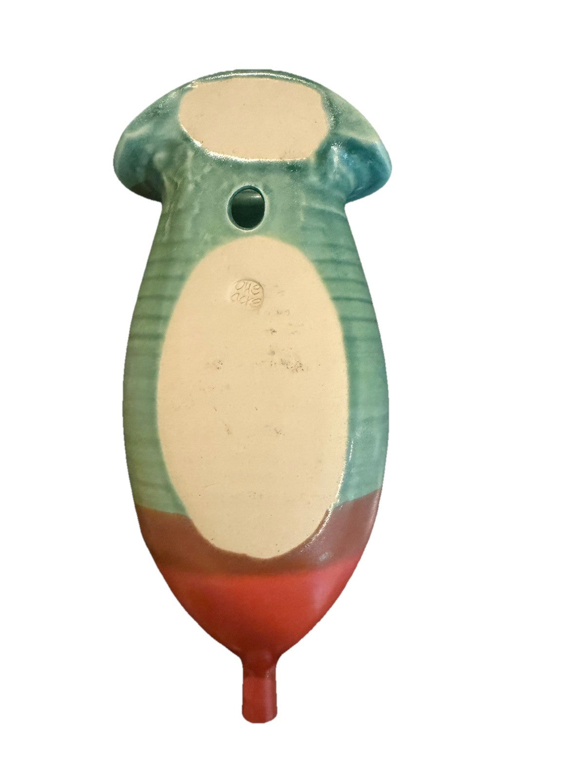 One Acre Ceramics Wall Pocket Vase Stoneware Teardrop Hanging Vase
