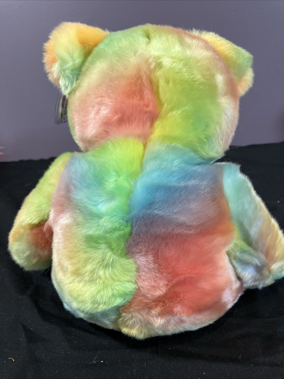 Ty Beanie Buddy Peace Bear 14 Inch Plush Pastel MWMT Large Stuffed Toy