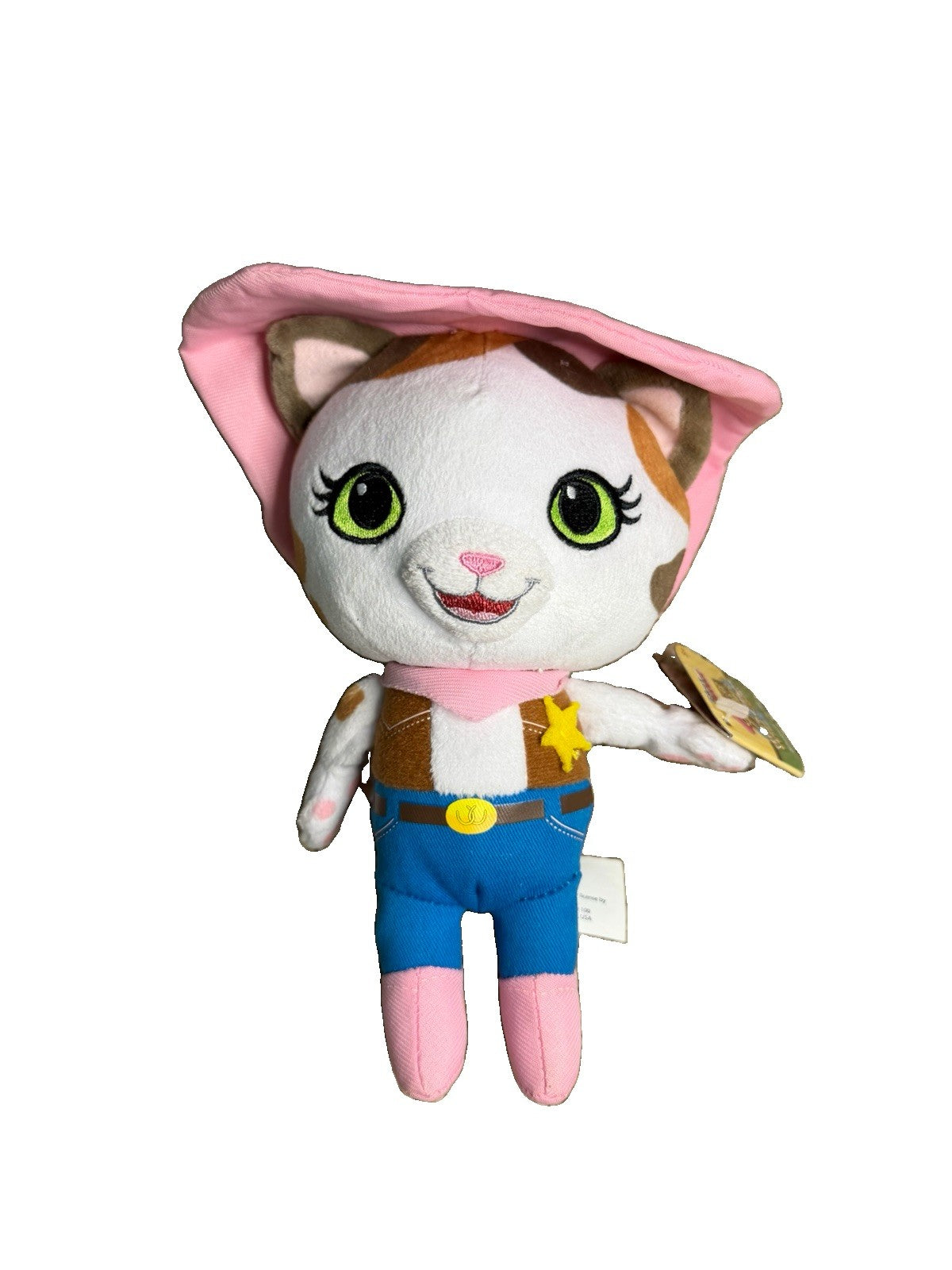 Disney Junior Sheriff Callies Wild West Sheriff Callie 8 Inch Plush Toy With Tag