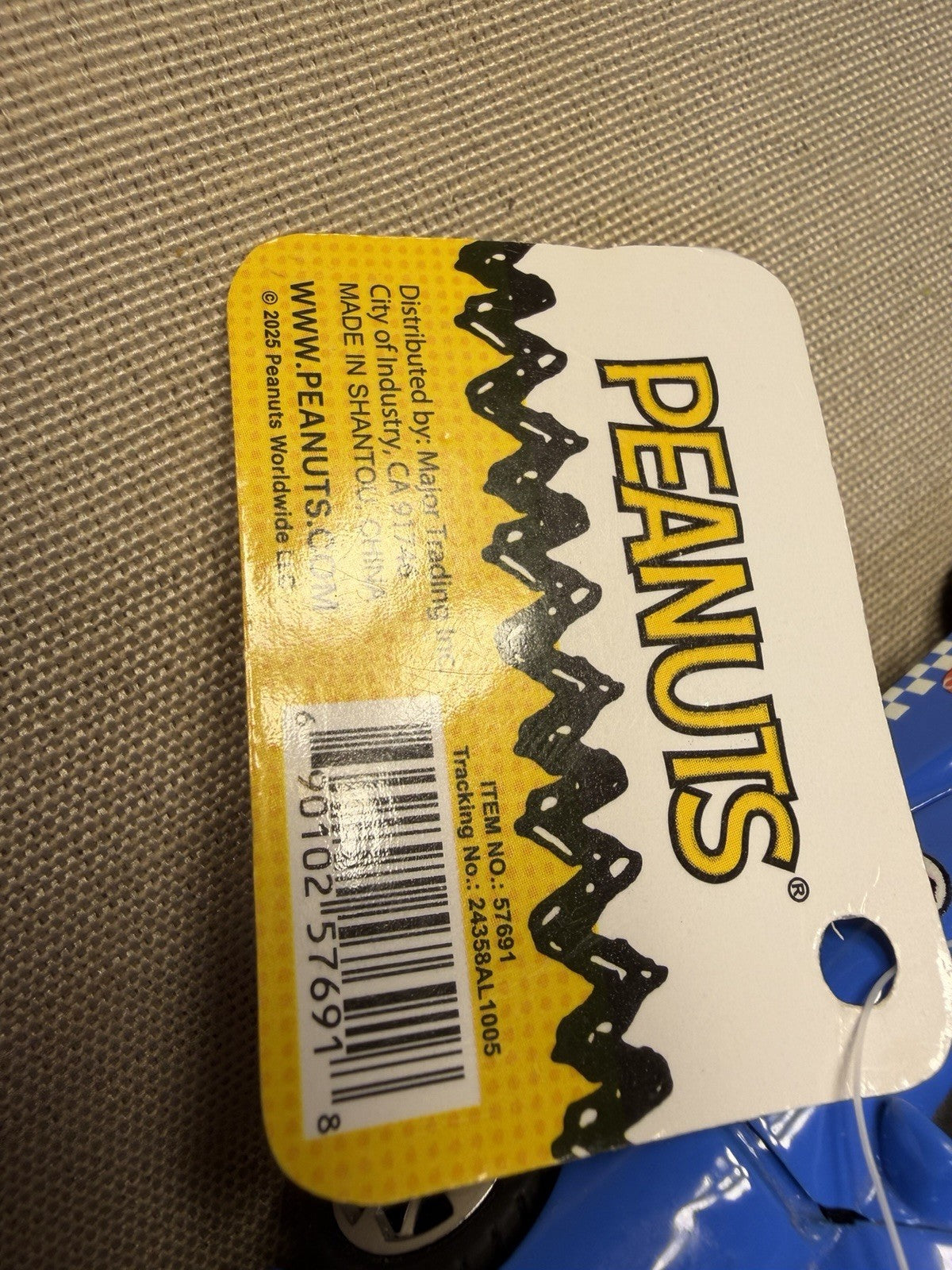 Vintage Peanuts Charlie Brown Snoopy Toy Car Gift Wrap 1970s Mixed Collection