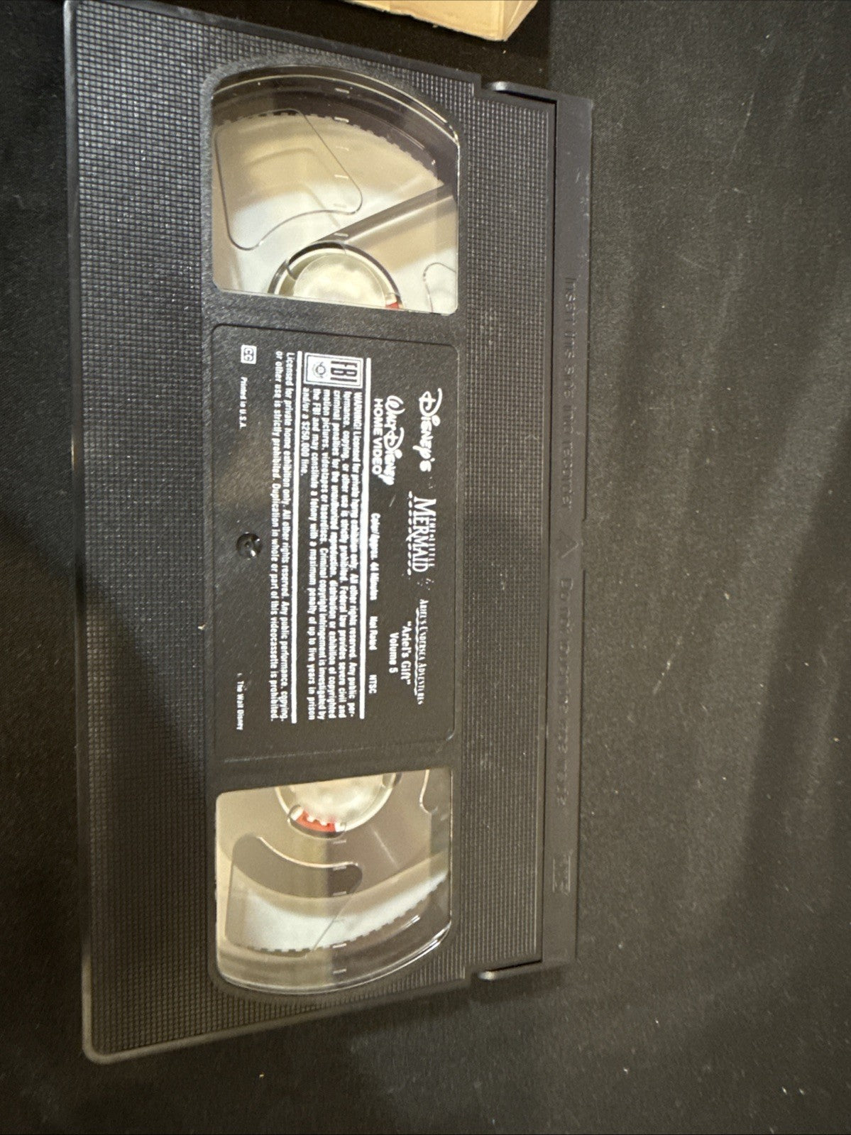Disney Little Mermaid Ariel VHS Gift Tape Undersea Adventures