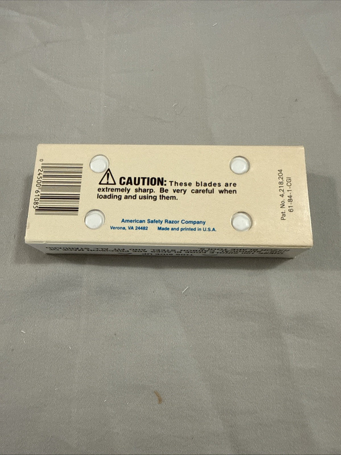 Personna Single Edge Razor Blades 100-ct  .009 regular Surgical Carbon Steel