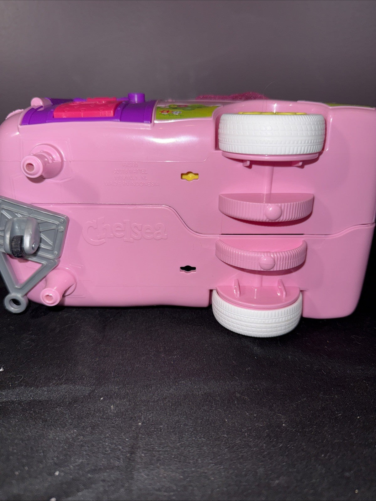 Barbie Chelsea Camper Playset Pink Trailer Teal Car Mattel 2018 - No Accessories