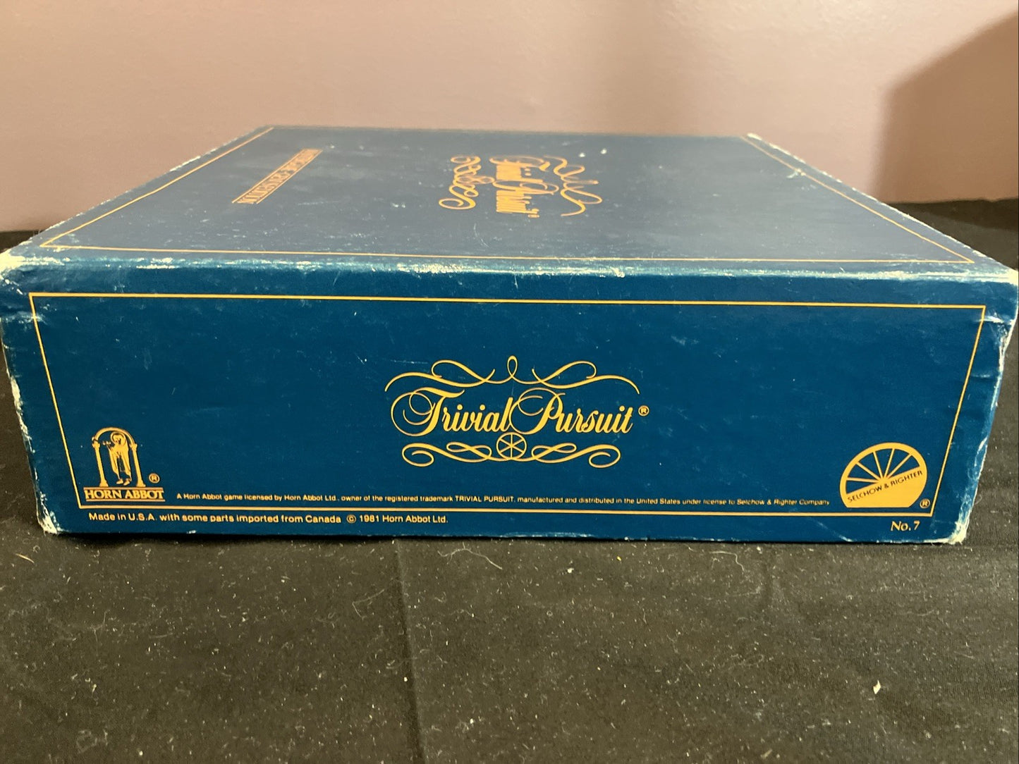 Vintage 1981 Trivial Pursuit Genius Edition Board Game Master Set