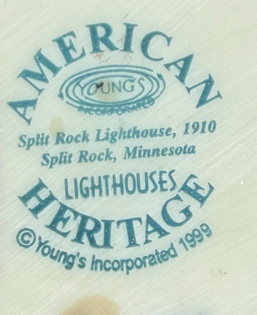 1999 American Heritage Split Rock Lighthouse Figurine Youngs Inc