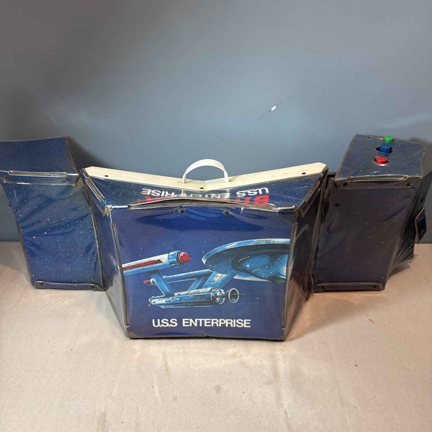 Vintage 1974 Mego Star Trek USS Enterprise Playset No Figures No Accessories