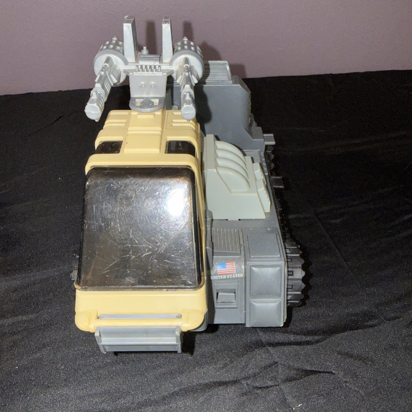 Vintage GI Joe Thunderclap Vehicle 1989 Hasbro with Figure Incomplete