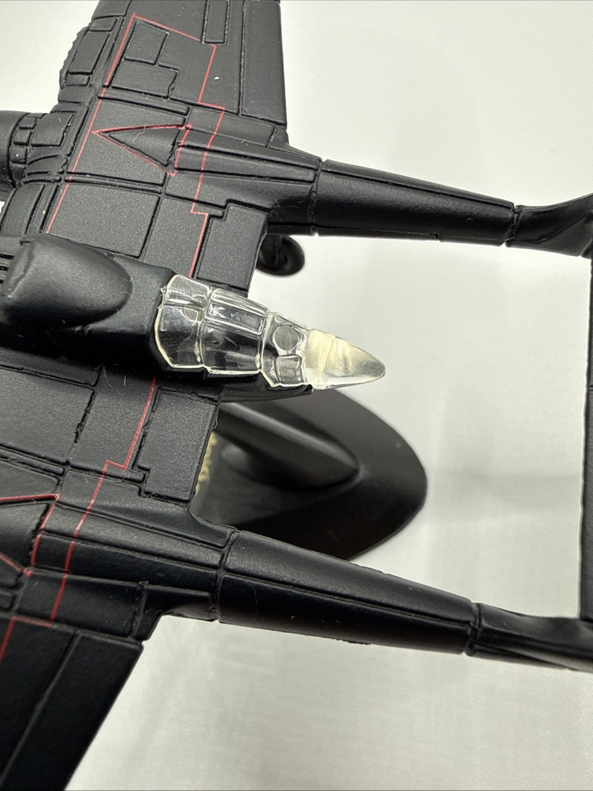 1:144 WWII USAF P 61 Black Widow Aircraft, Diecast Replica, With Maisto Stand