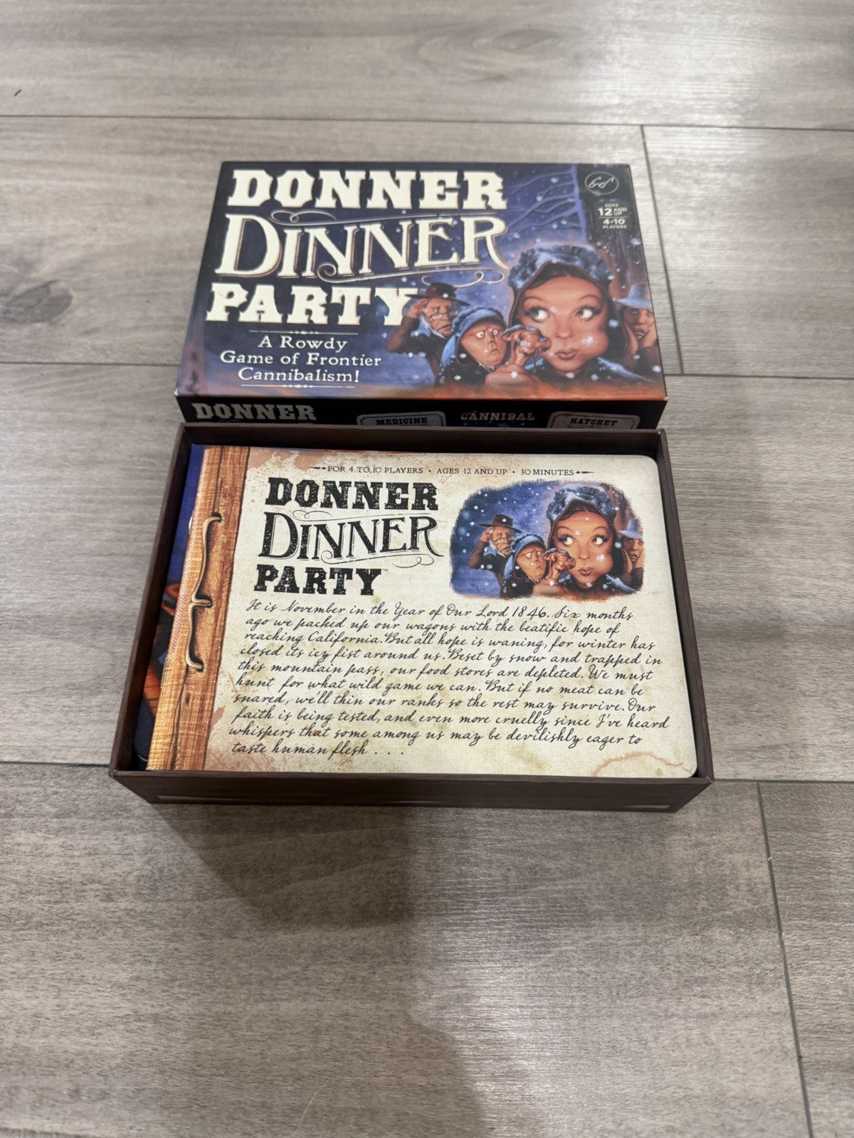 Adult Party Board Game Lot Joking Hazard Blockbuster Donner Dinner