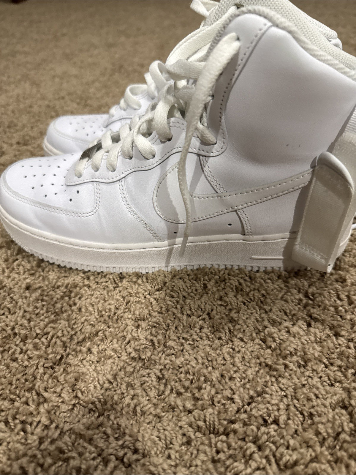 Nike Air Force 1 High Triple White Size 9 Mens Sneakers