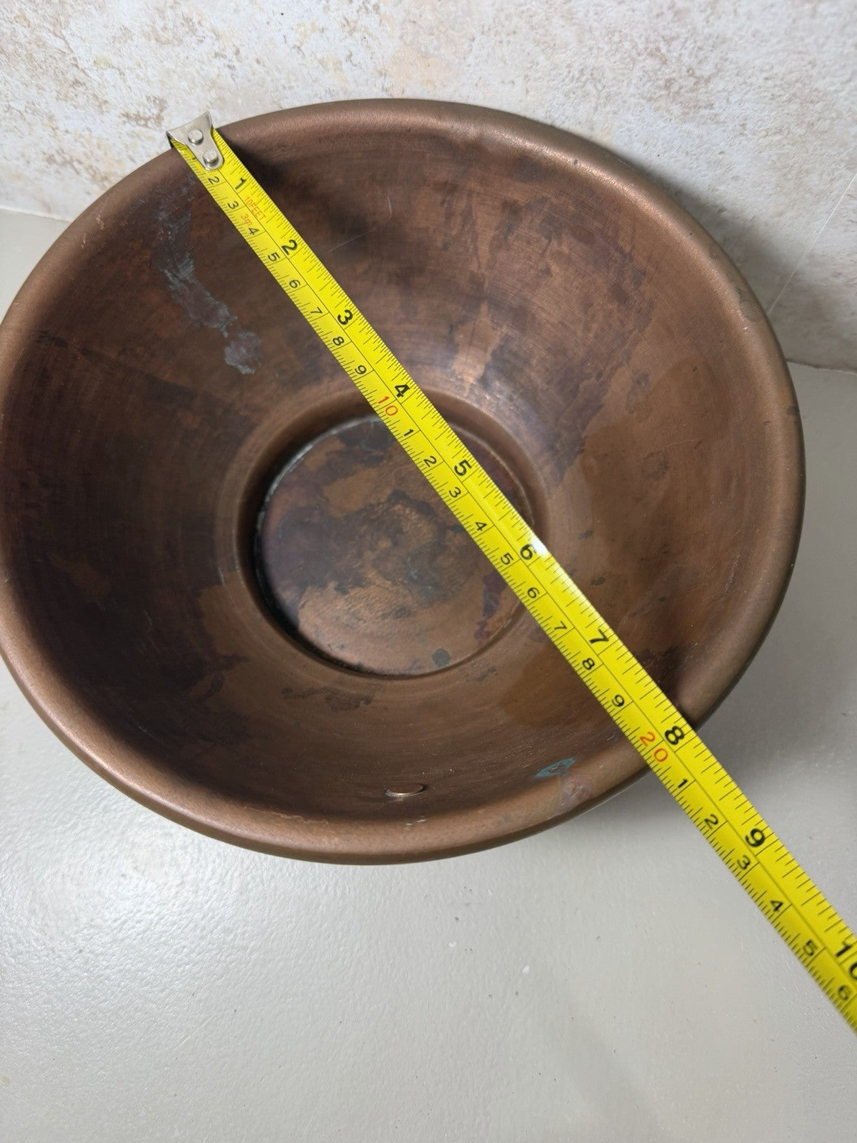 Vintage Copper Cookware Pot Pan Mixing Bowl Measuring Cup Ladle Skimmer Kitchen