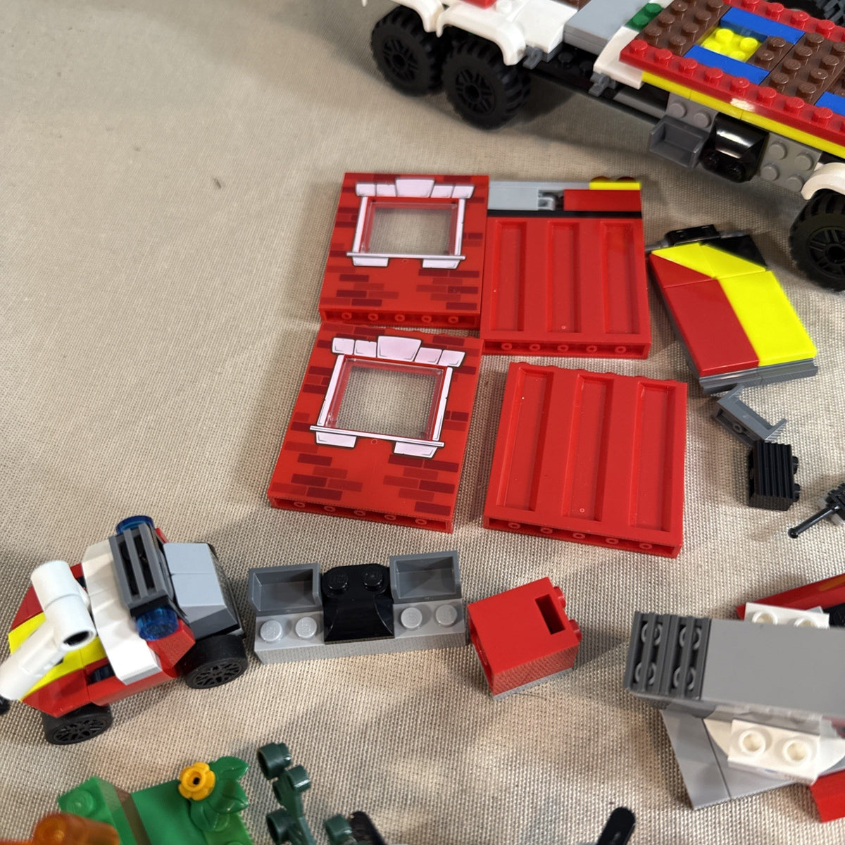 LEGO Fire Rescue Lot of Minifigures Firefighters Vehicles Accessories Parts