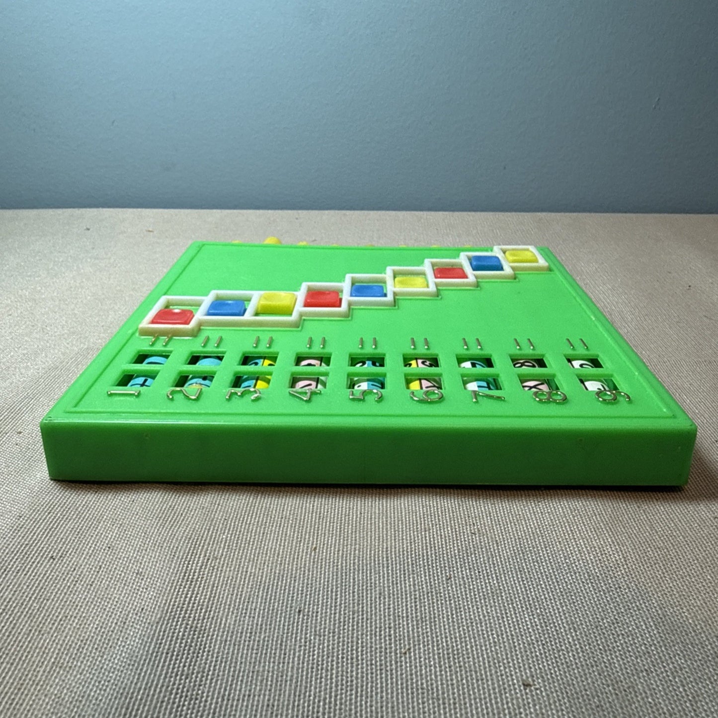 Vintage Sears Little Learners Mini Calculator Educational Toy Blue 1980s