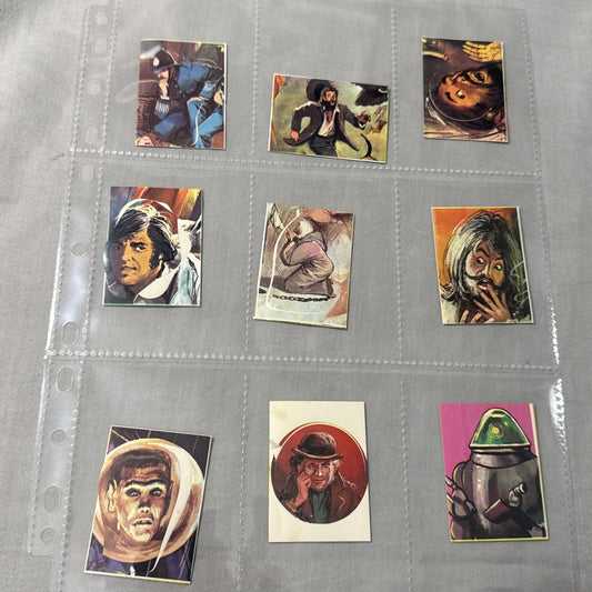 1970 HORROR PARADE 9 STICKER LOT AMERICANA SERIES HIGH GRADE