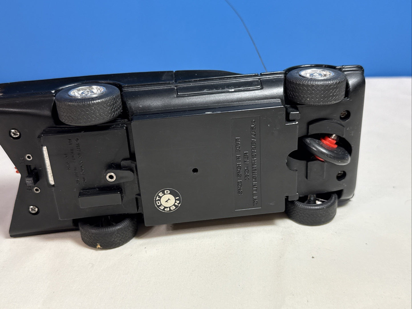 Vintage 1977 AHI Power Command RC Batmobile  Radio Control Remote Tested Works