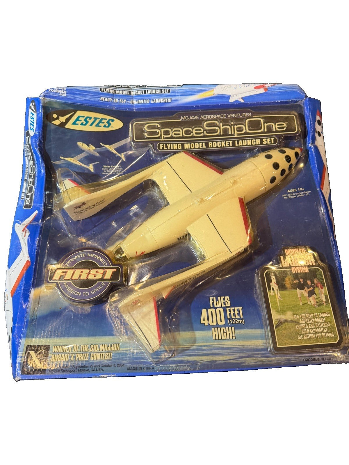 Vintage Estes SpaceShipOne Model Rocket Launch Set 2005 Ansari X Prize Kit New