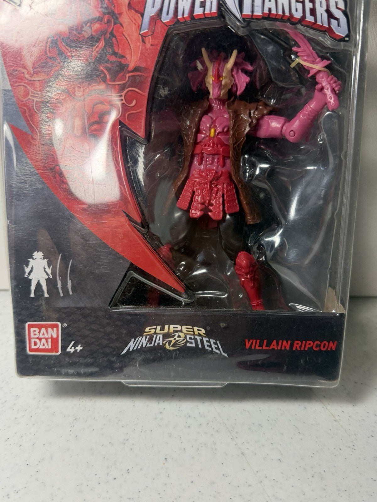 Power Rangers Super Ninja Steel Ripcon Action Figure Bandai New Sealed