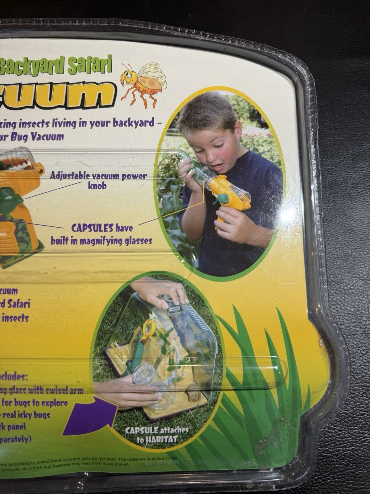 Backyard Safari Bug Vacuum Catch Release Educational Insect Toy New Package Kids