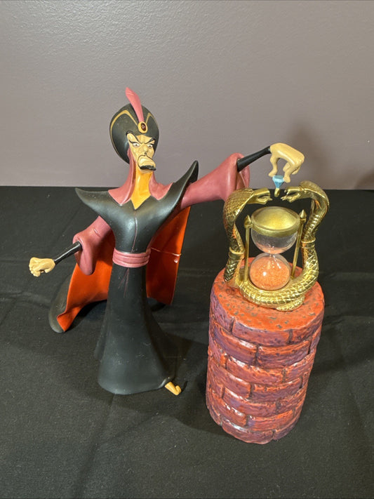 WDCC Disney Jafar Oh Mighty Evil One Figurine Aladdin Cape Damaged No COA