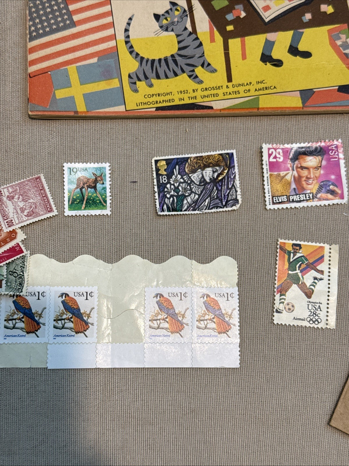 Vintage Stamp Collecting Lot Albums Harris Books American Worldwide Philately