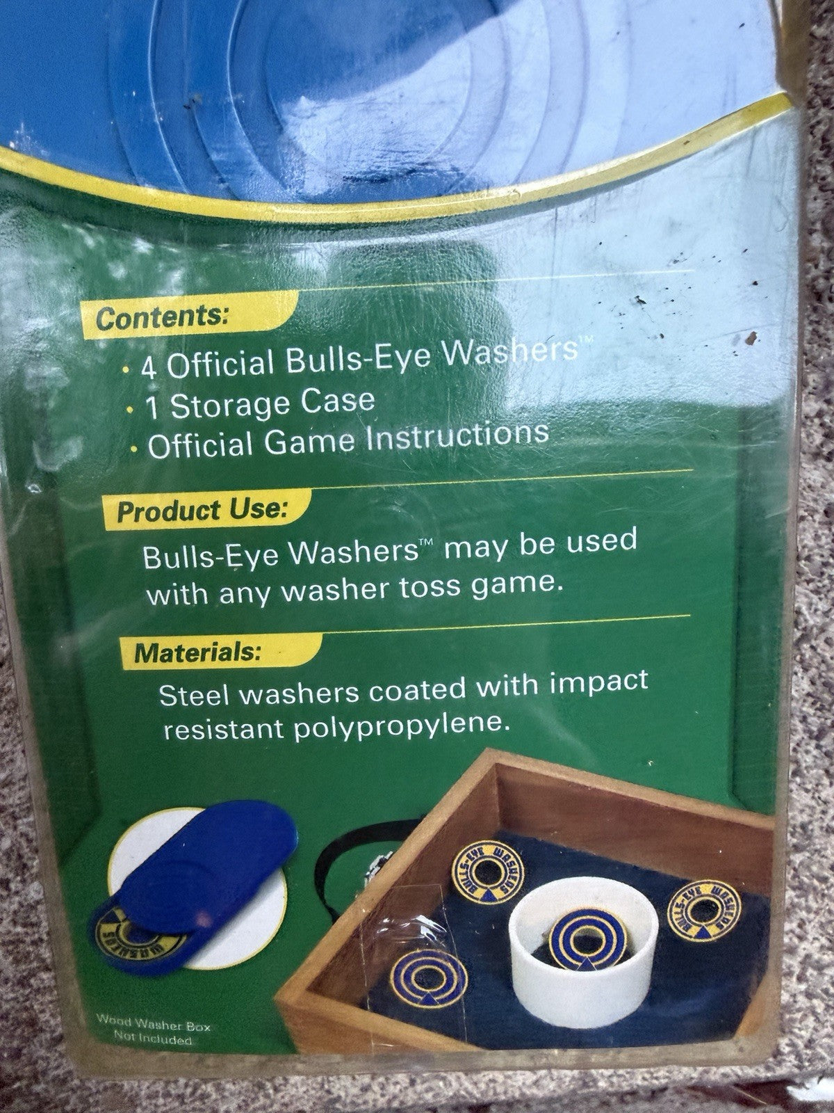 Fundex Bulls Eye Washers Replacement Set 4 Official Premium Washers Game Pieces