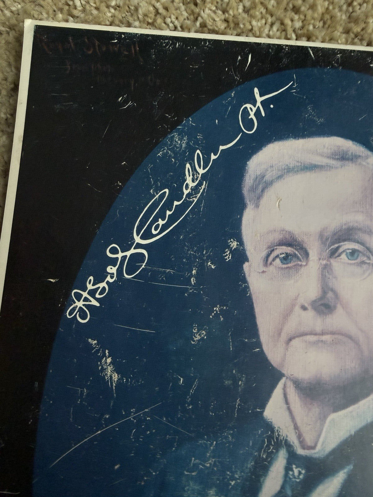 Vintage Coca Cola Founders Pemberton Asa Candler Oval Portrait Prints Set 2