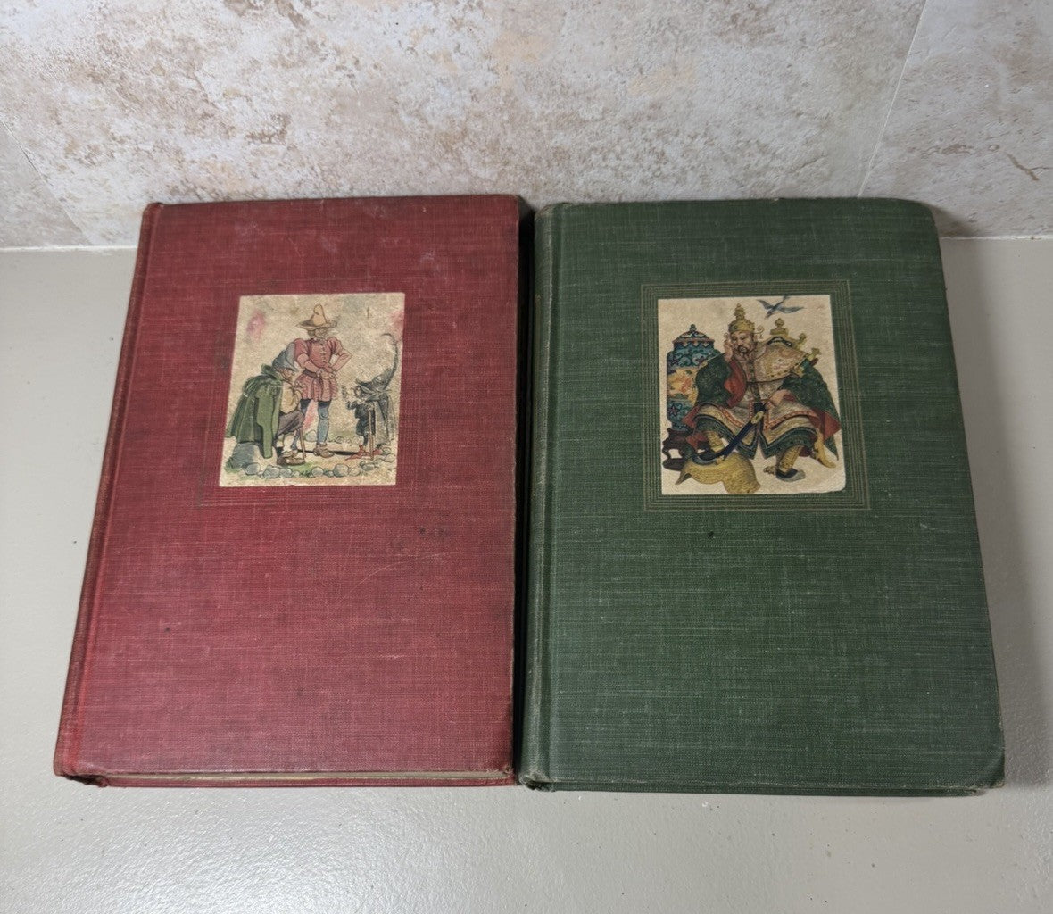 Vintage Grimm & Andersens Fairy Tales Book Lot 1945 Grosset & Dunlap Illustrated