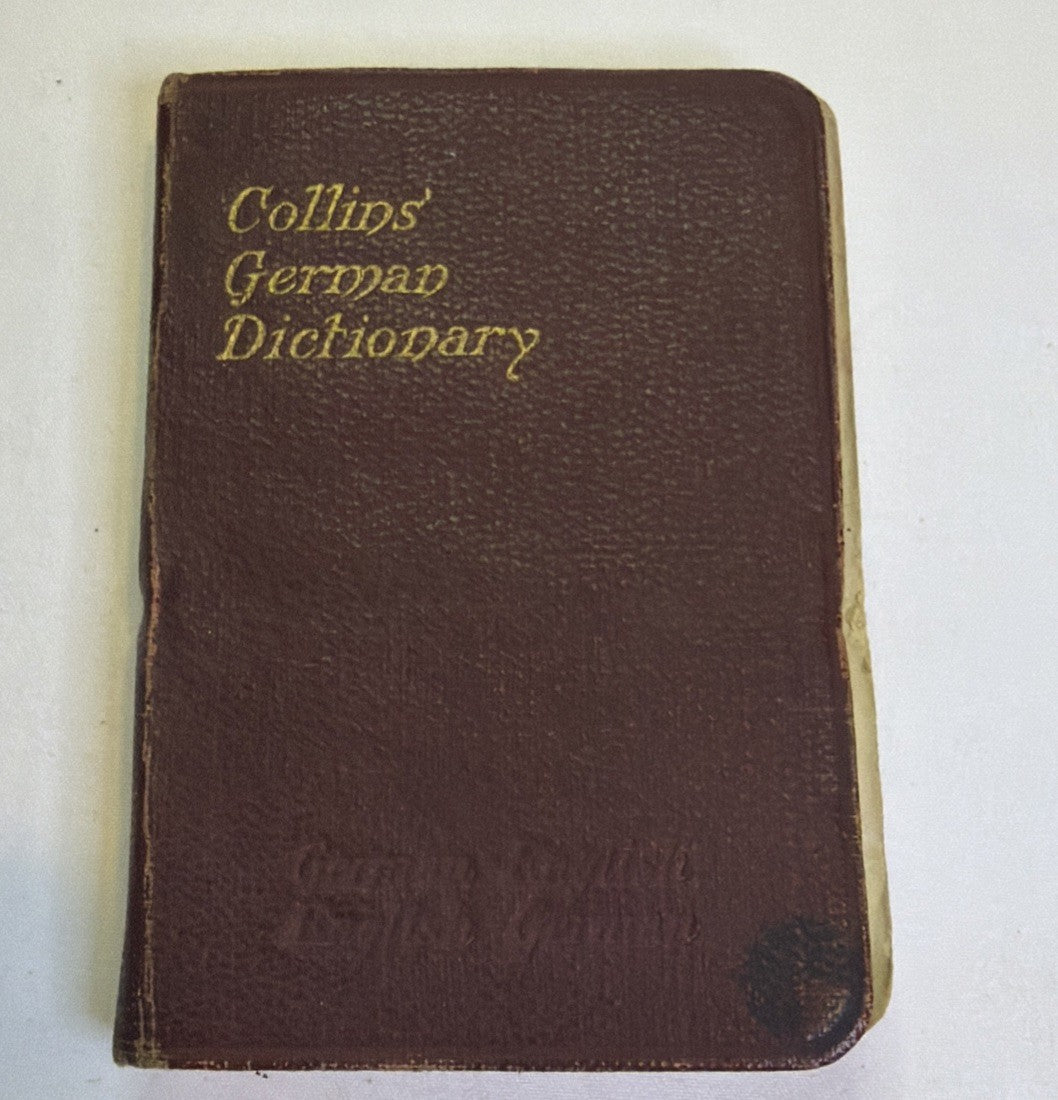 1930s Collins German Dictionary, Kenneth C. Hayens, Vintage Pocket Dictionary