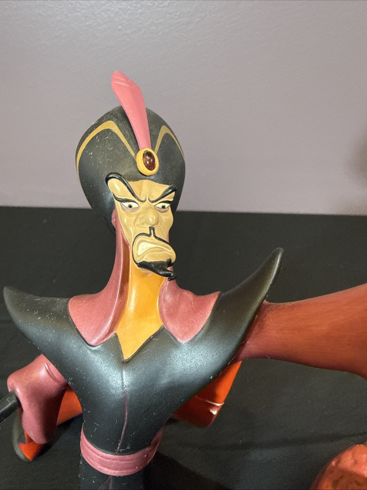 WDCC Disney Jafar Oh Mighty Evil One Figurine Aladdin Cape Damaged No COA