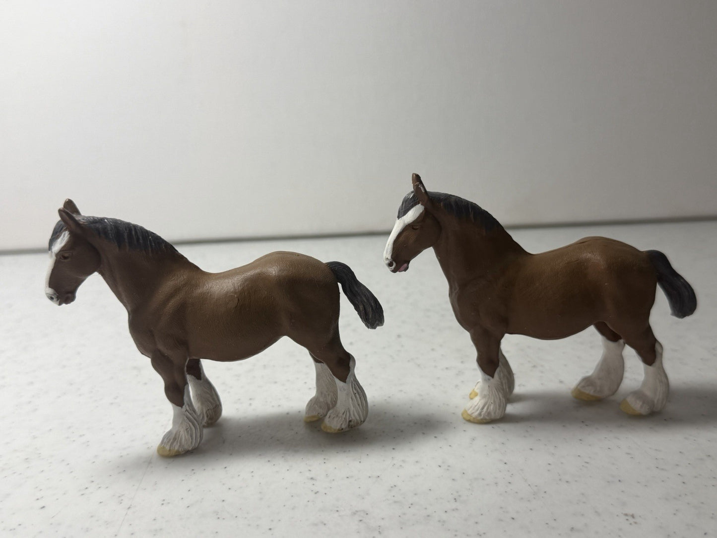 Vintage Britains Ltd 1970s Safari Ltd 2004 Clydesdale Horse Stallion Colt Lot 4