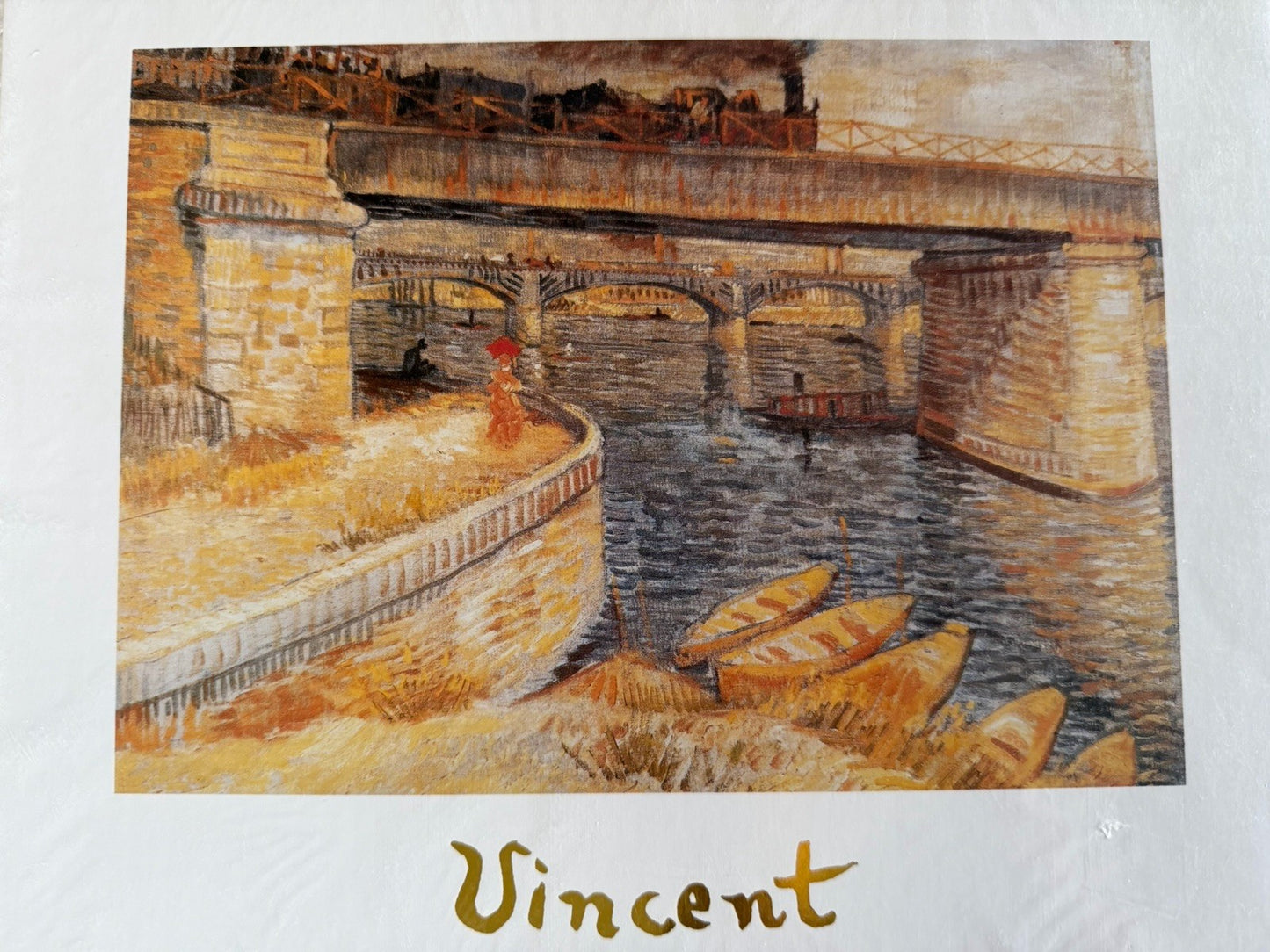 Maestri Della Pittura Vincent van Gogh Art Prints Set 4 Vintage 9x12
