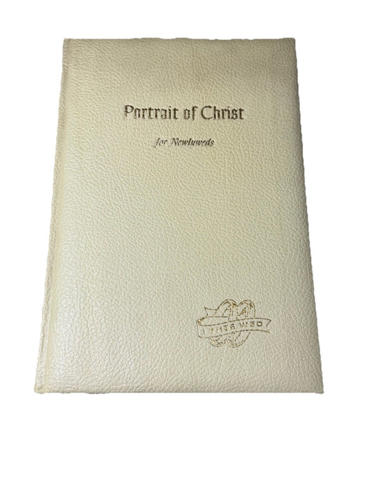 1962 Portrait of Christ Wedding Record Book Newlyweds Vintage