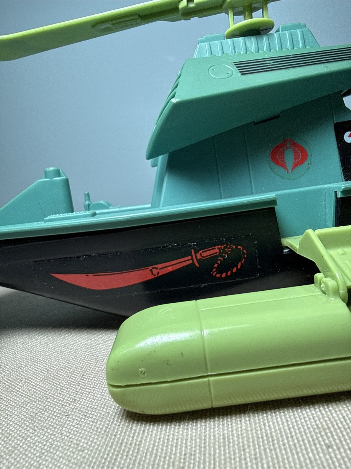 Vintage 1986 GI Joe Cobra Swampfire Vehicle Hasbro ARAH Original Incomplete