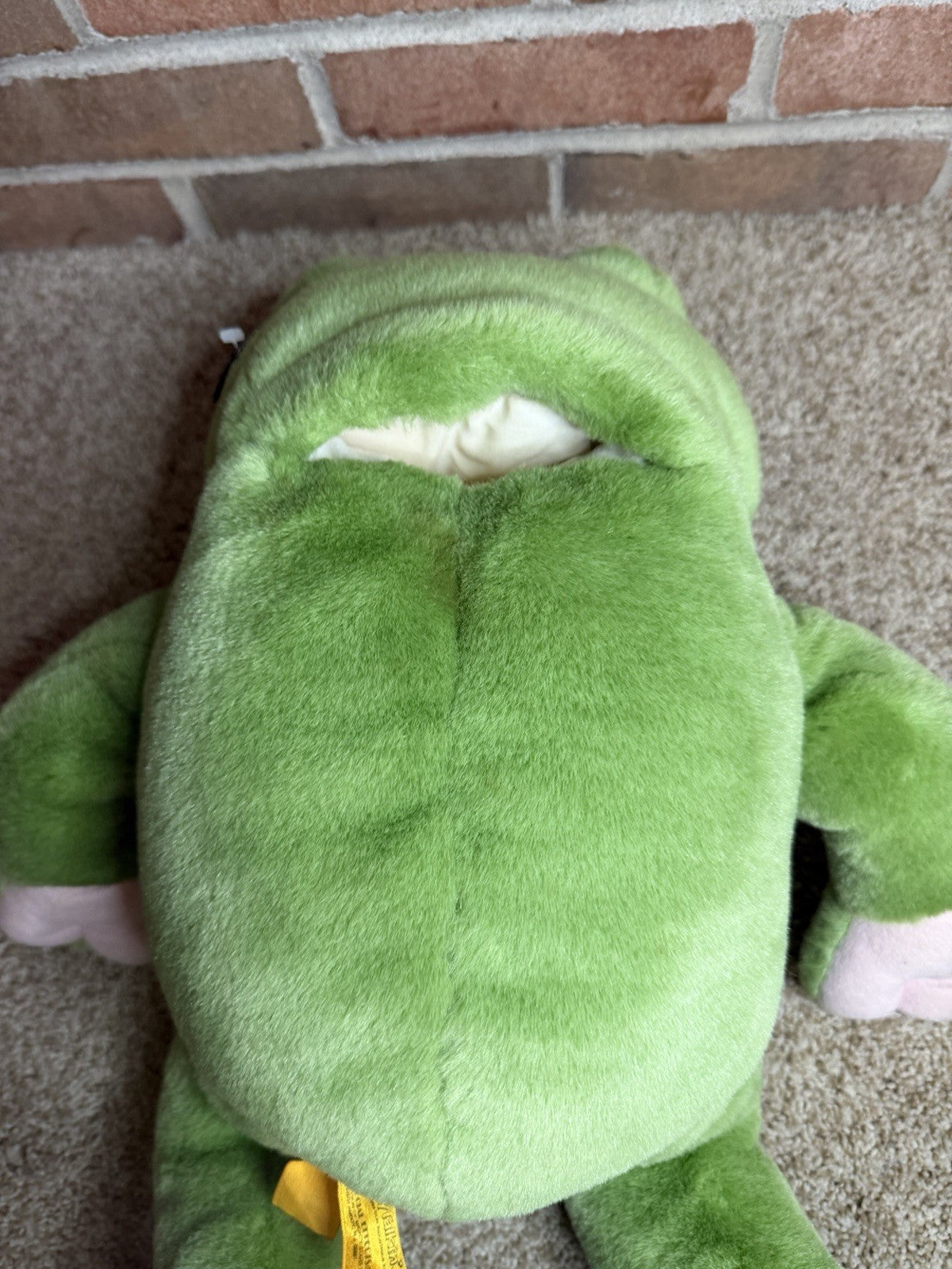 Vintage 1993 PlayTalkin Fritz Frog Plush Mighty Star Talking Character Toy