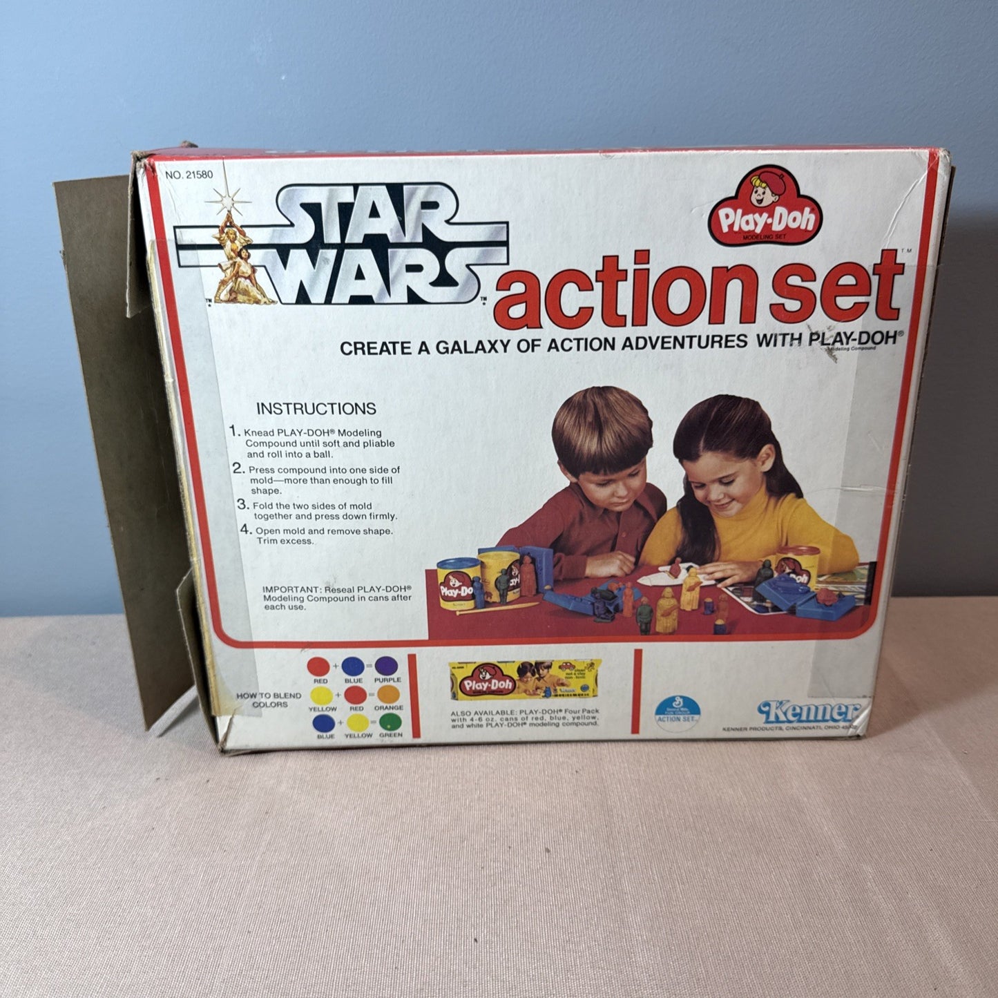 Vintage 1977 Kenner Star Wars Play Doh Action Set 21580 Complete